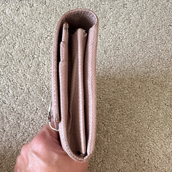 Bulgari Dusty Pink Leather Wallet - Picture 11 of 12